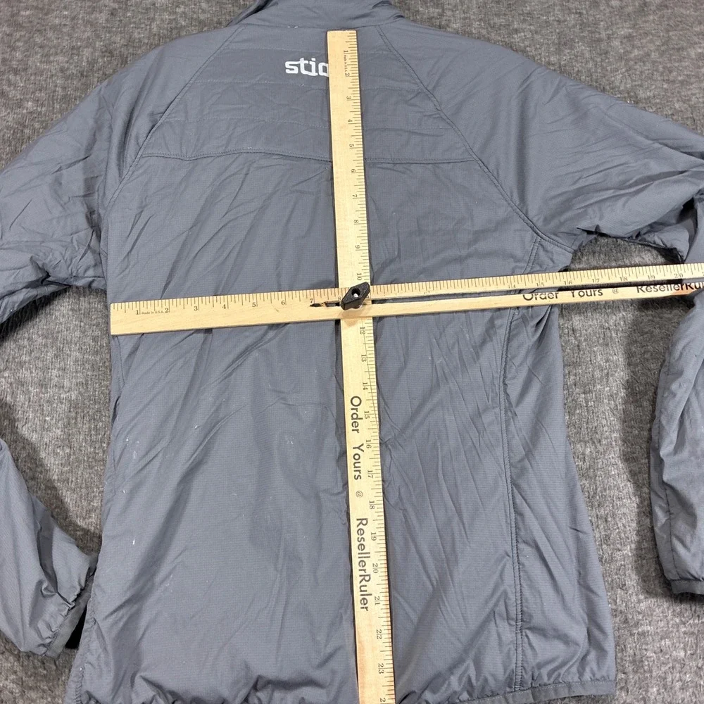 Stio Lofted Pullover Jacket Womens‎ Small Gray Polartec Primaloft Insulated